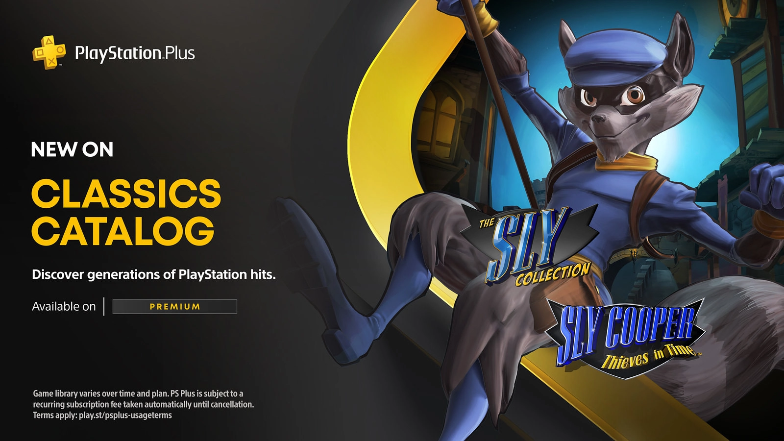 Sly Cooper teve a maior estreia no PlayStation Plus Premium até o momento 1 sly-cooper-109707.webp