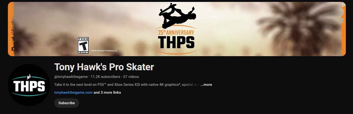Perfil de Tony Hawk's Pro Skater nas redes sociais é atualizado em comemoração aos 25 anos da franquia 1 113084.webp