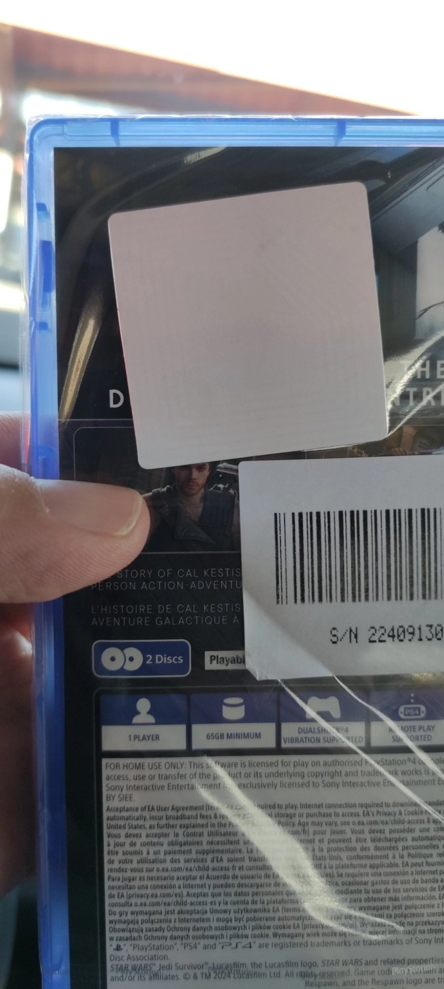 Star Wars Jedi: Survivor de PS4 inclui dois discos e roda a 60 FPS ao ser executado no PS5 1 star-wars-jedi-survivor-113877.webp