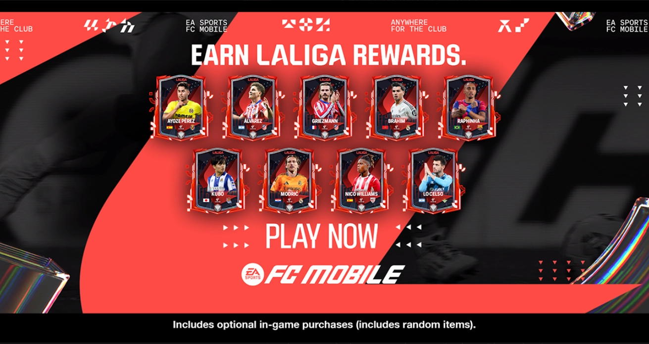 LALIGA a EA SPORTS FC Mobile se unem para lançar o maior evento de Liga da história 1 121350.webp