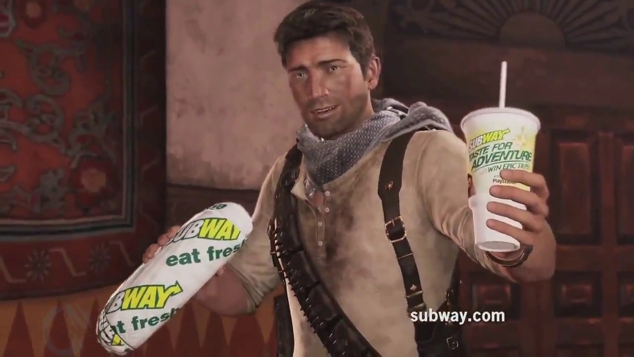 7 colaborações inesperadas que surpreenderam os fãs 6 uncharted-3-x-subway-123415.webp