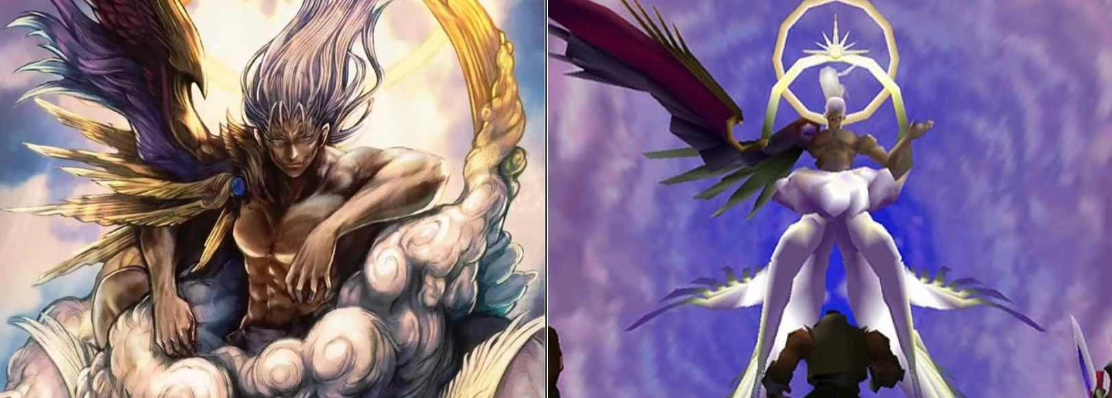 Comparação entre o Safer Sephiroth original e o novo