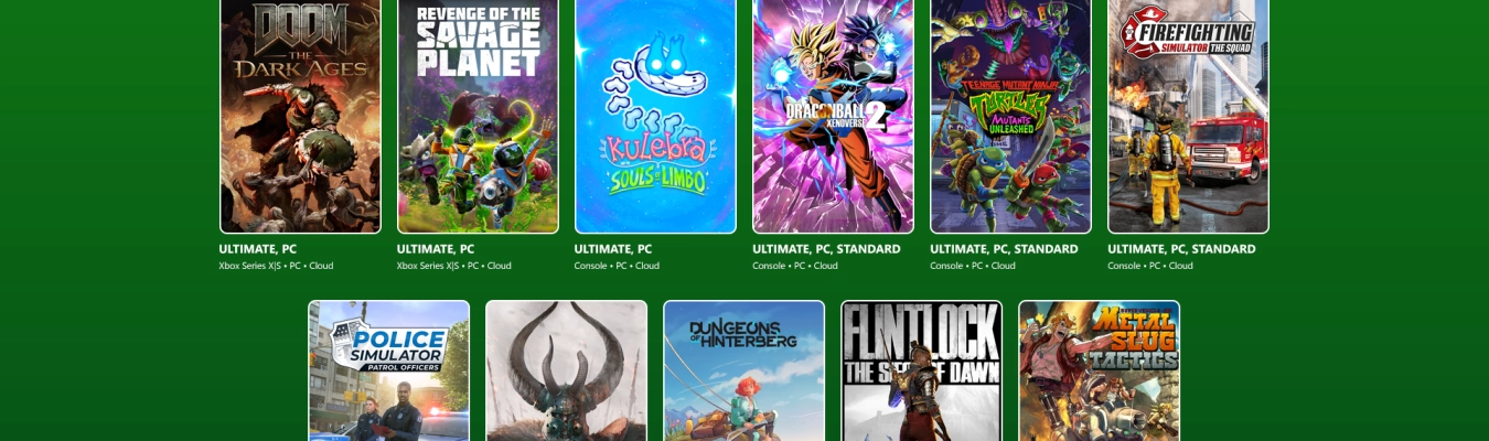 Confira os lançamentos do Game Pass em maio: DOOM, Tartarugas Ninja e mais!