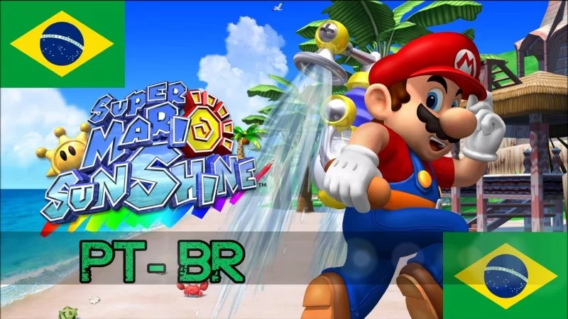 Super Mario Sunshine PT-BR Wii U-WUP & GC\PC-Dolphin TRADUÇÃO