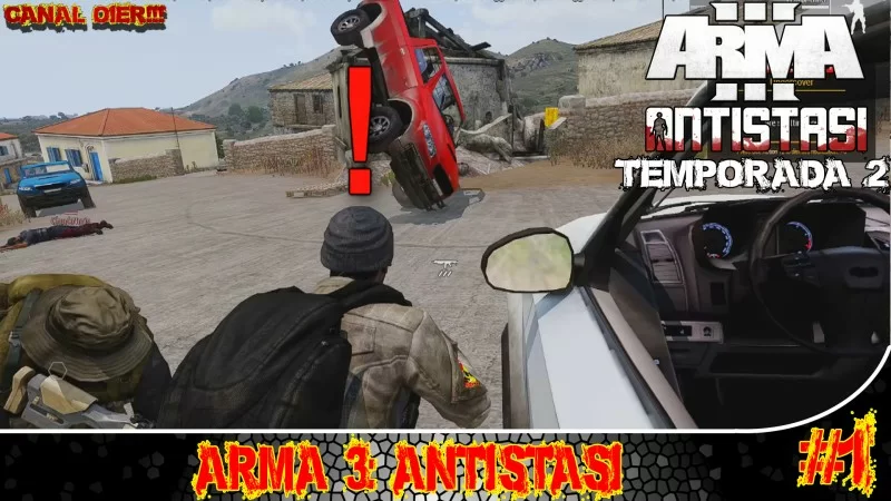 Arma 3: Antistasi (Altis) T2 #1 - RECOMEÇANDO A REVOLUÇÃO! (feat.  @Dam BulletGames  e ChuckNoris)