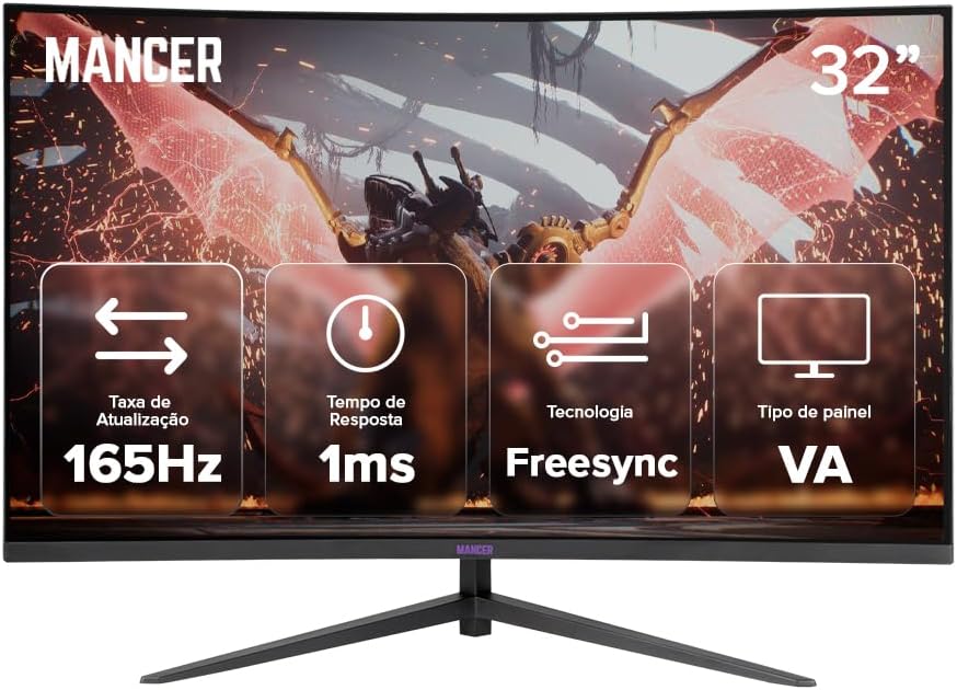 Monitor de 32 polegadas: 8 modelos perfeitos para home office e gamers 8 monitor555