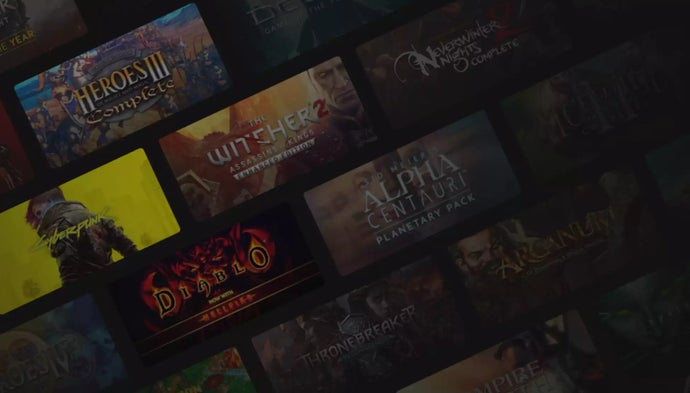 CD Projekt vende o GOG para Michał Kiciński, um de seus cofundadores 1 Mosaico de capas clássicas de jogos de PC na interface do GOG, incluindo Diablo, Heroes III, The Witcher 2 e outros títulos destacados.