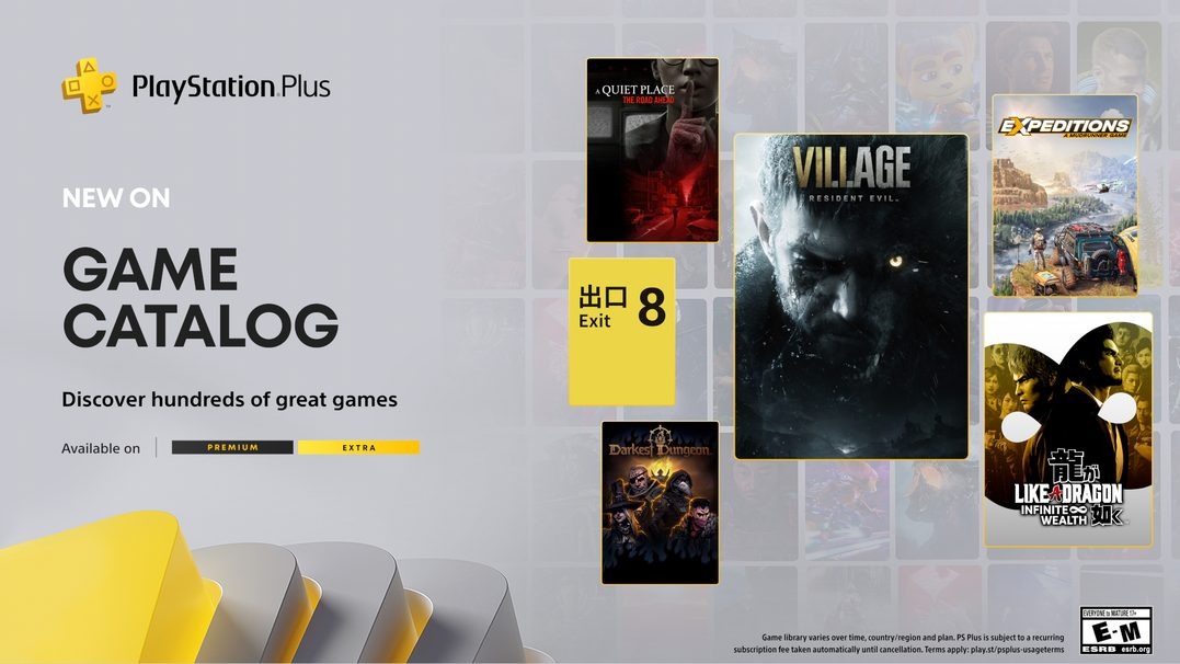 d0d2fe9b30e7aca297b7617b927f1c60 PS Plus de janeiro surpreende com Resident Evil Village, Like a Dragon e mais jogos