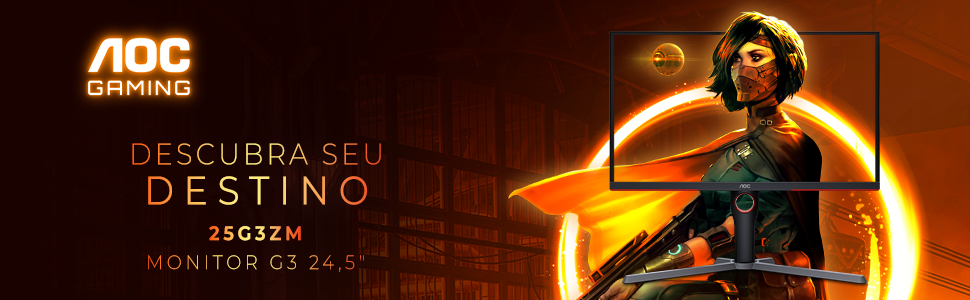 Monitor Gamer AOC Destiny entra em oferta na Semana Gamer da Amazon com 44% OFF e 240Hz 1 Monitor
